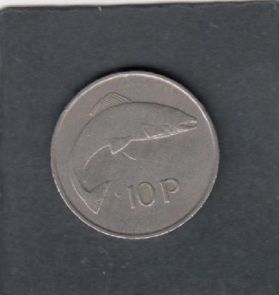 Beschrijving: 10 Pence FISH